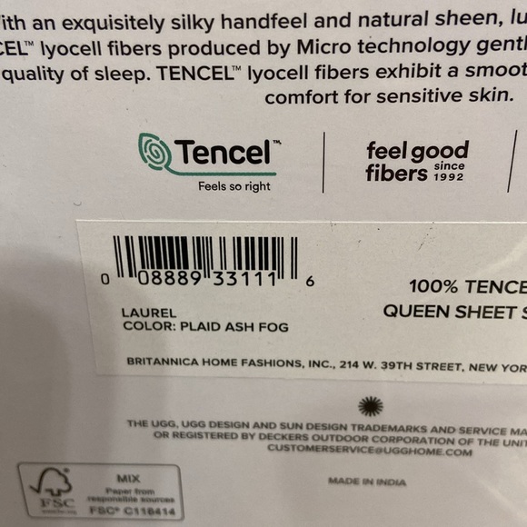 UGG LAUREL Queen Sheet Set - Picture 4 of 5